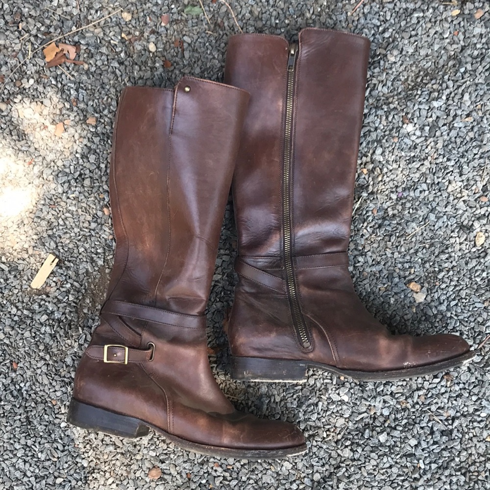 Knee High Leather Boots